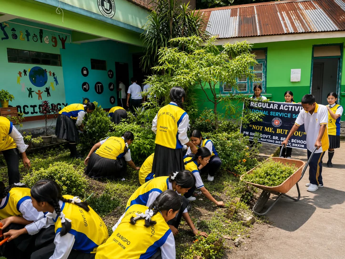 School campus environment